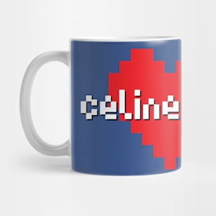 Celine dion -> pixel art style Mug